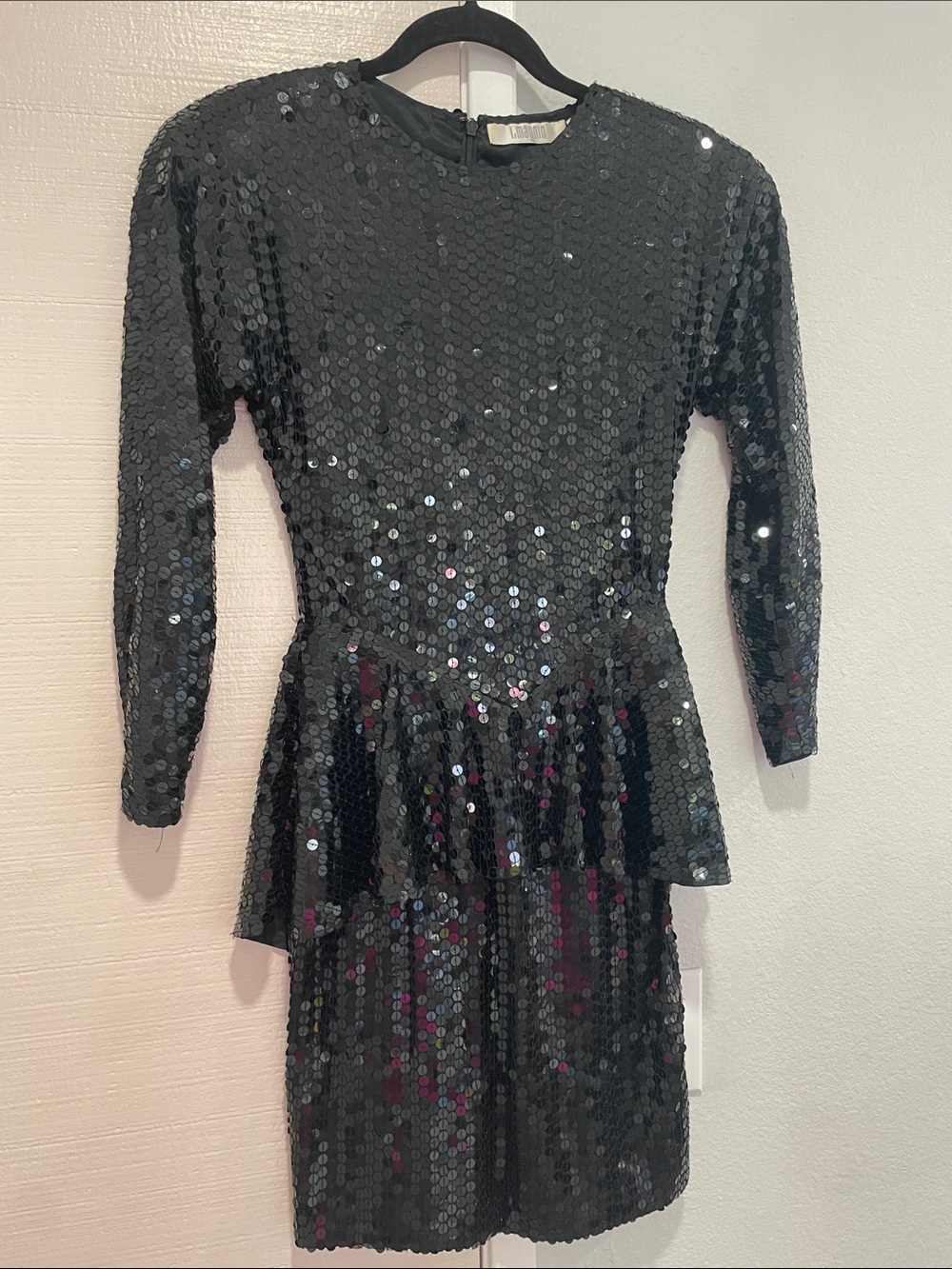 Vintage 80’s Sequin I. MAGNIN Cocktail Dress 4